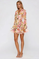 Bedouin Rose Mini Dress – Rose Floral Bedouin Rose Mini Dress – Rose Floral