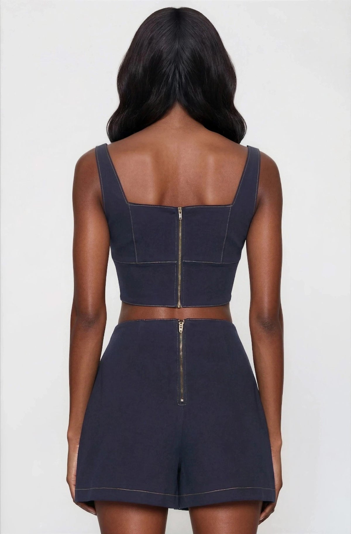 Bridgette Denim Top – Dark Denim Bridgette Denim Top – Dark Denim