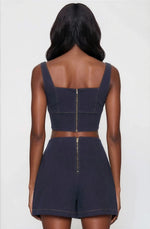 Bridgette Denim Top – Dark Denim Bridgette Denim Top – Dark Denim
