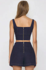 Bridgette Denim Top – Dark Denim Bridgette Denim Top – Dark Denim