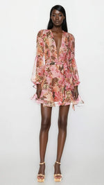 Bronx and Banco Bedouin Rose Mini Dress – Rose Floral