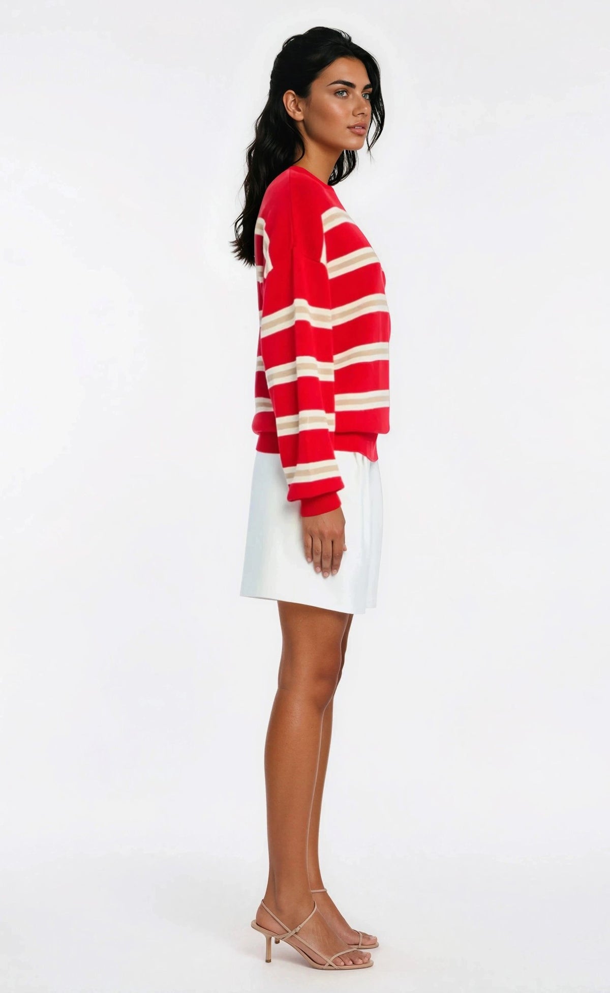 Cassian Sweater – Cherry/Sand/Eggshell Cassian Sweater – Cherry/Sand/Eggshell
