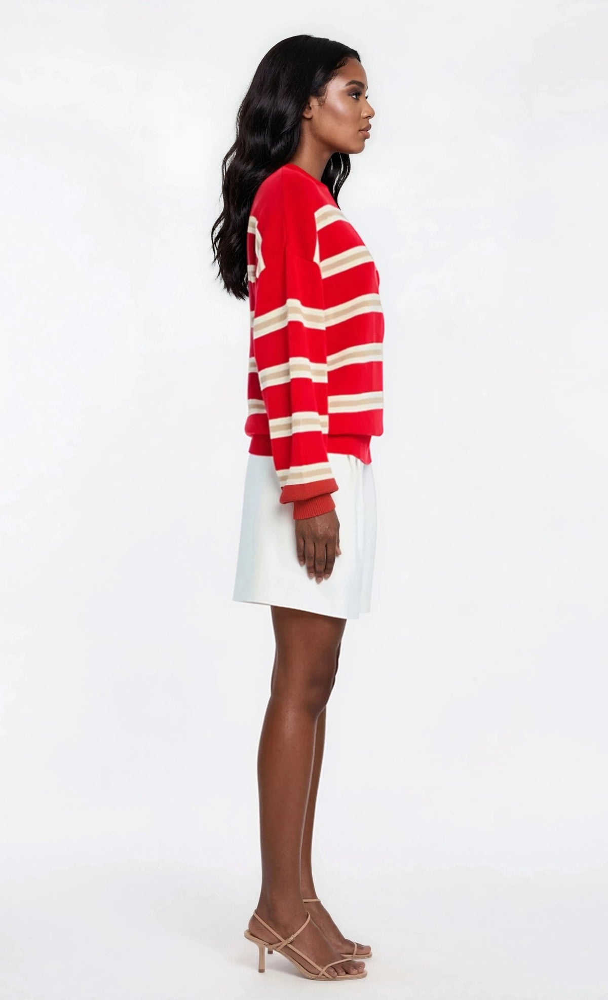 Cassian Sweater – Cherry/Sand/Eggshell Cassian Sweater – Cherry/Sand/Eggshell