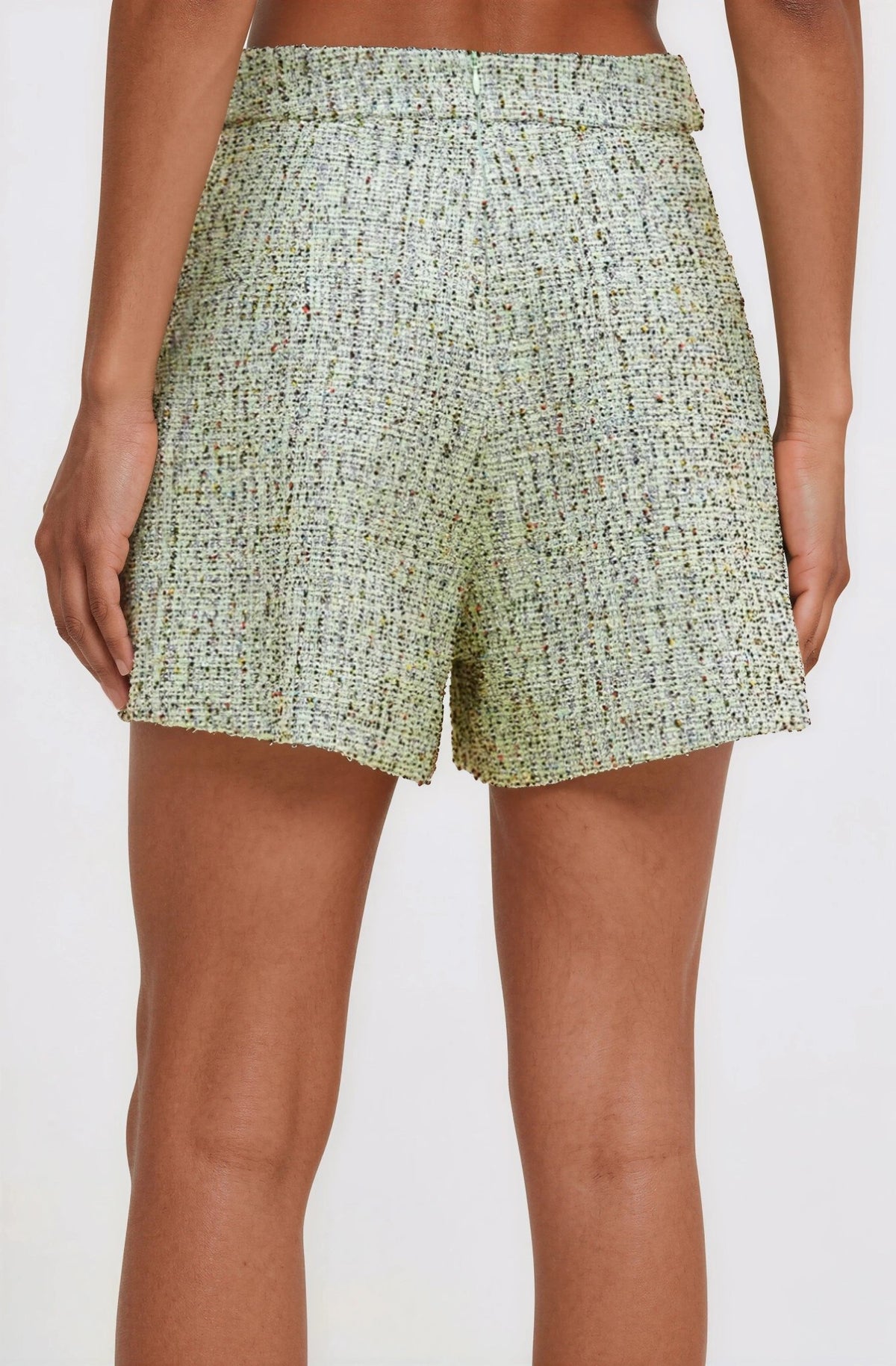 Crystal Tweed Short – Green Crystal Tweed Short – Green