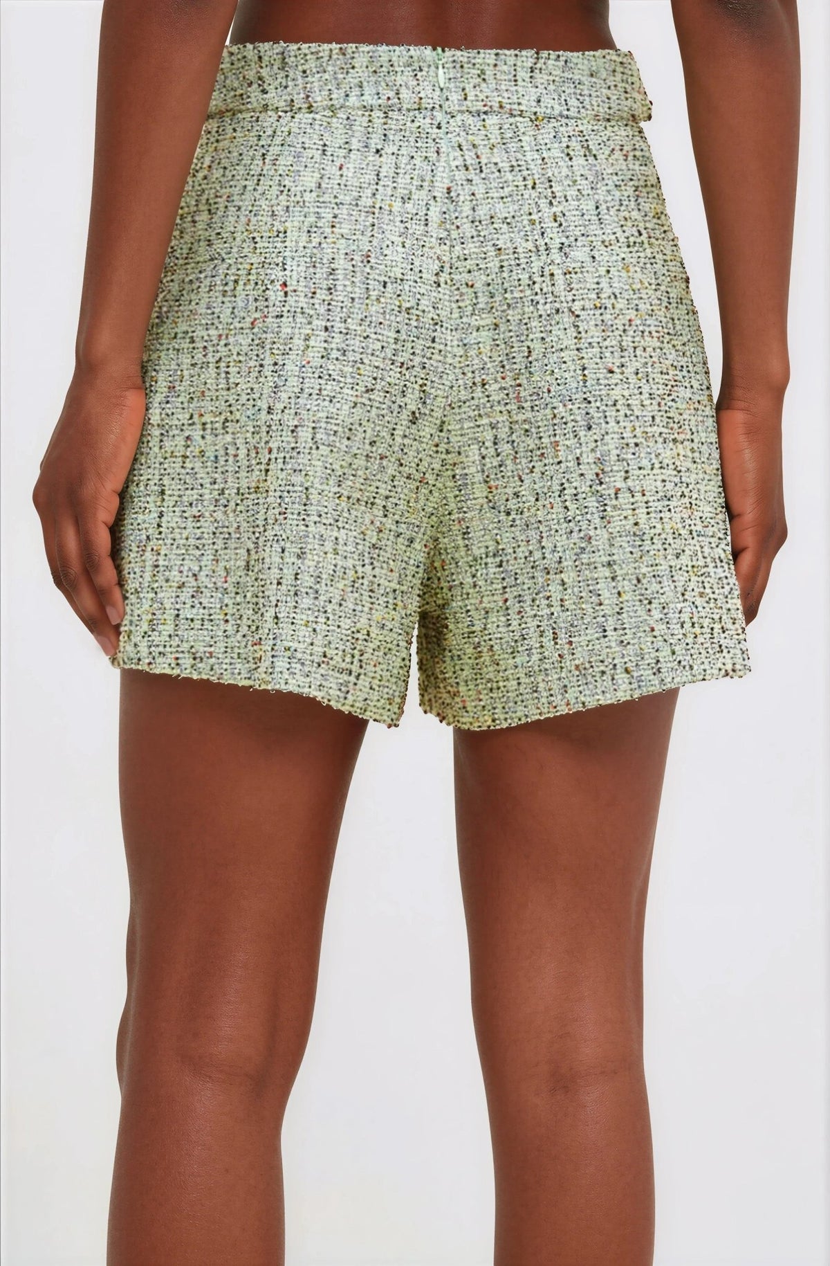 Crystal Tweed Short – Green Crystal Tweed Short – Green