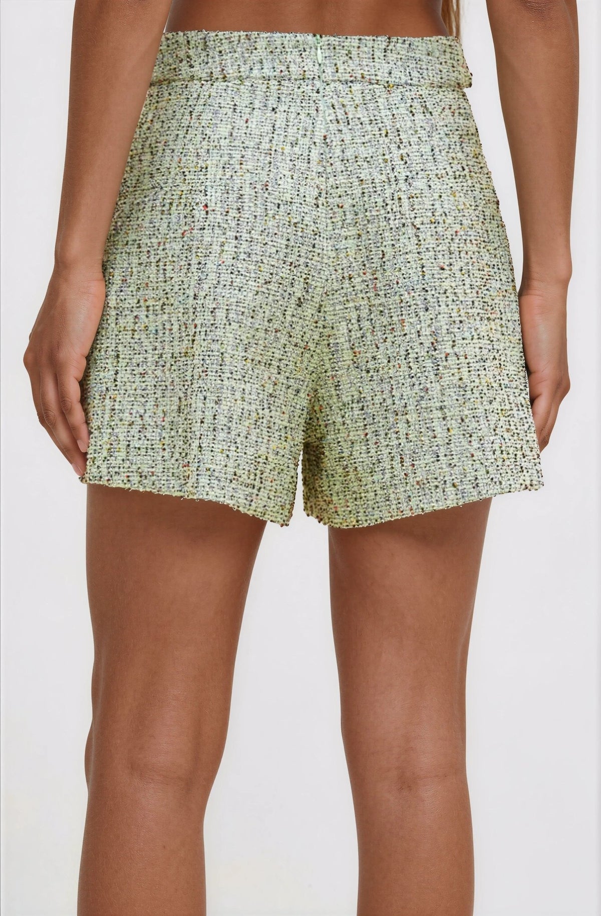Crystal Tweed Short – Green Crystal Tweed Short – Green