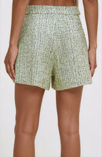 Crystal Tweed Short – Green Crystal Tweed Short – Green