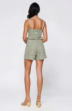 Crystal Tweed Top – Green Crystal Tweed Top – Green