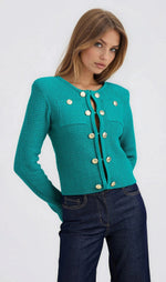 Cypress Cardigan - Topaz - XO, Tina Cypress Cardigan - Topaz - XO, Tina