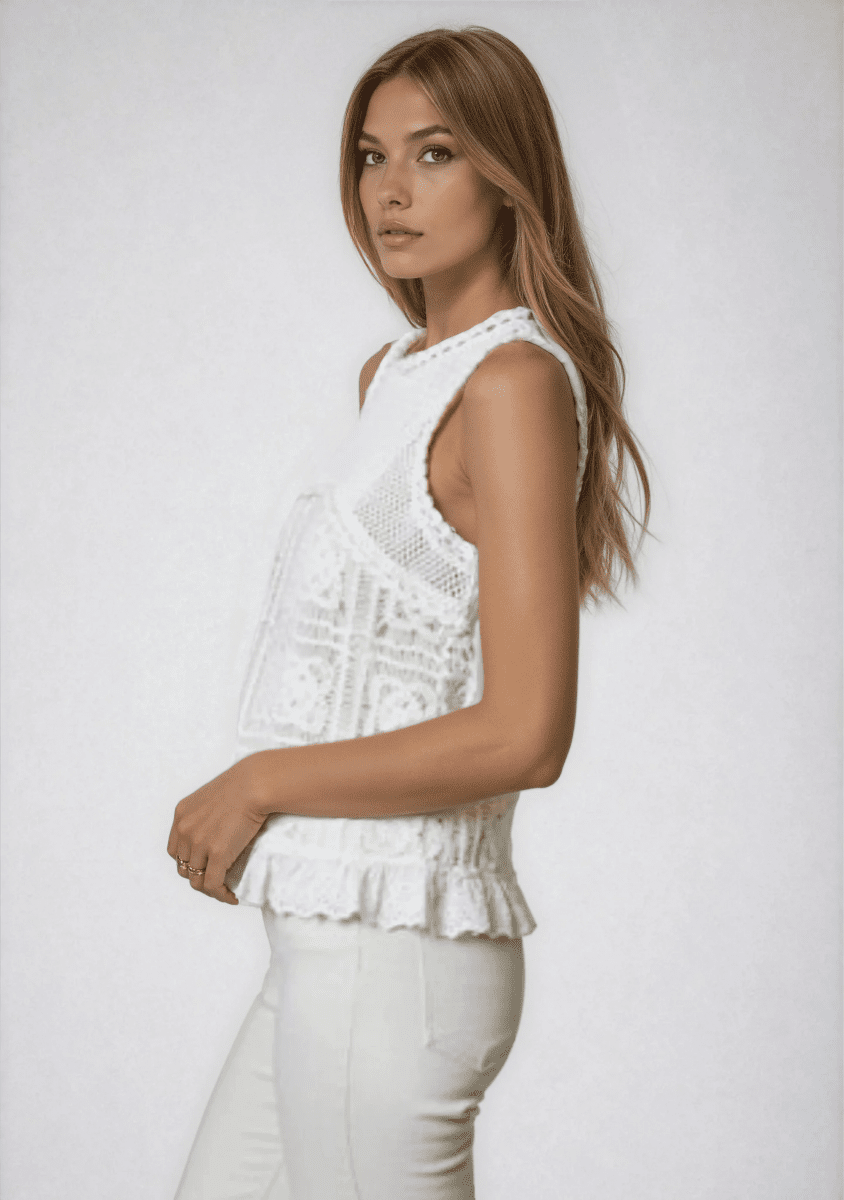 Design History - Crochet Tank Top (Final Sale)