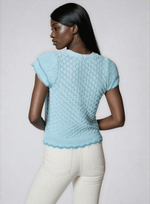 Design History -Short Sleeve Spring Sweater (Final Sale)