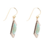 Diamond Days Blue Turquoise and Golden Earrings Diamond Days Blue Turquoise and Golden Earrings