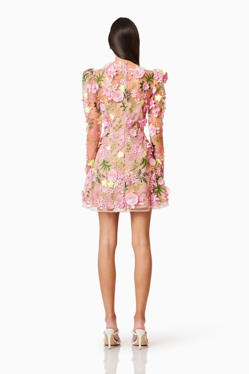 Elliatt - Aella A-line Floral Mini Dress