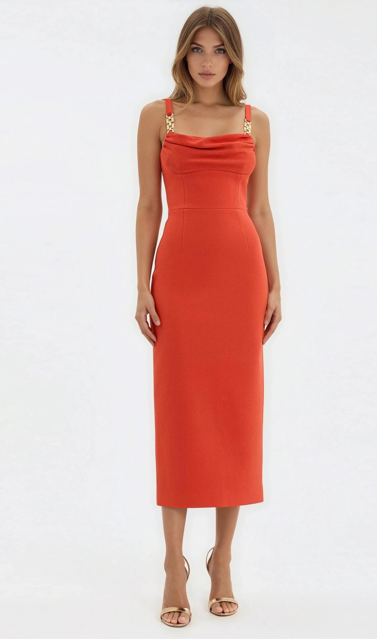 Empress Midi - Orange Empress Midi - Orange