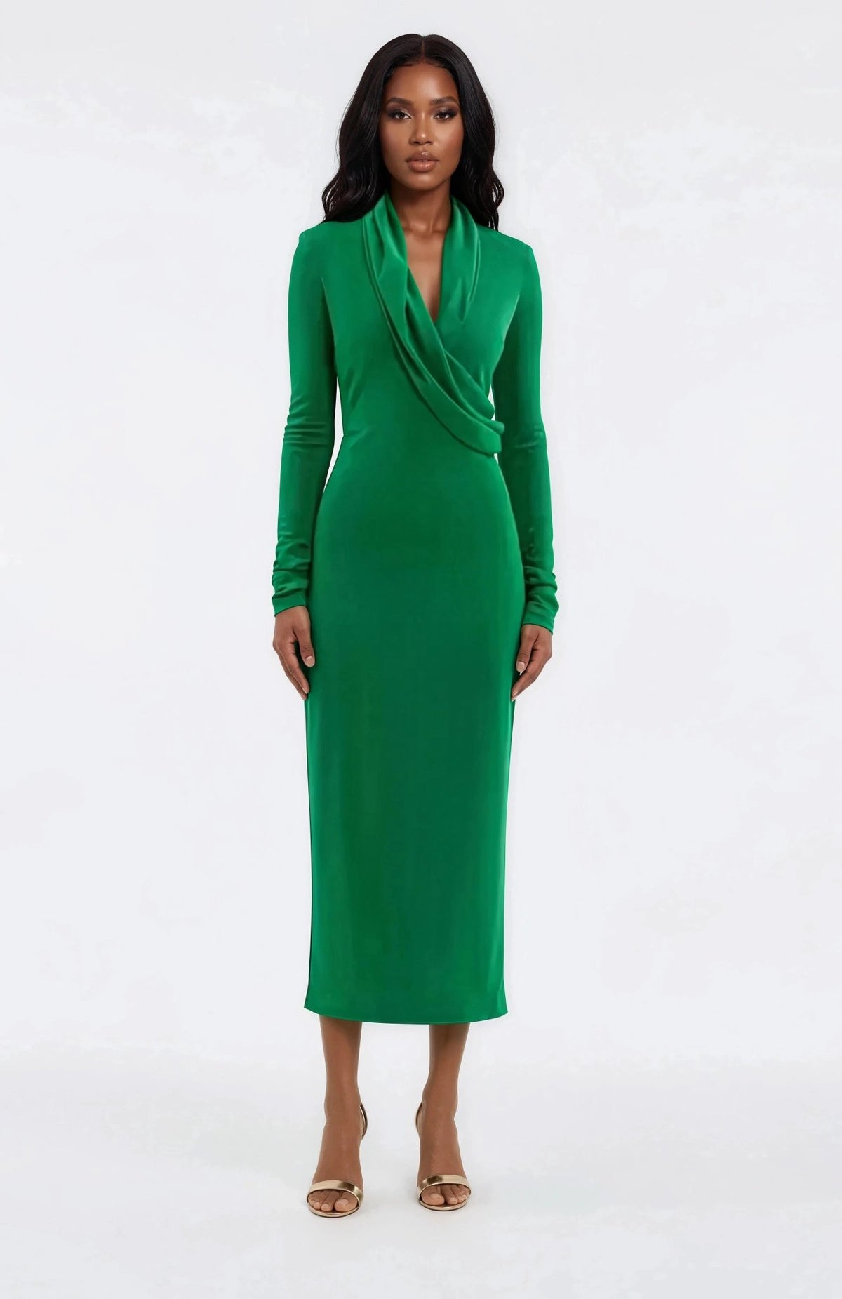 Erin L/S Midi – Emerald Erin L/S Midi – Emerald