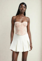 Estie Embroidered Corset Top