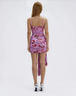Floral Haze Bustier Mini Dress – Violet Floral Haze Bustier Mini Dress – Violet