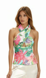 Fontes Halter Neck Top