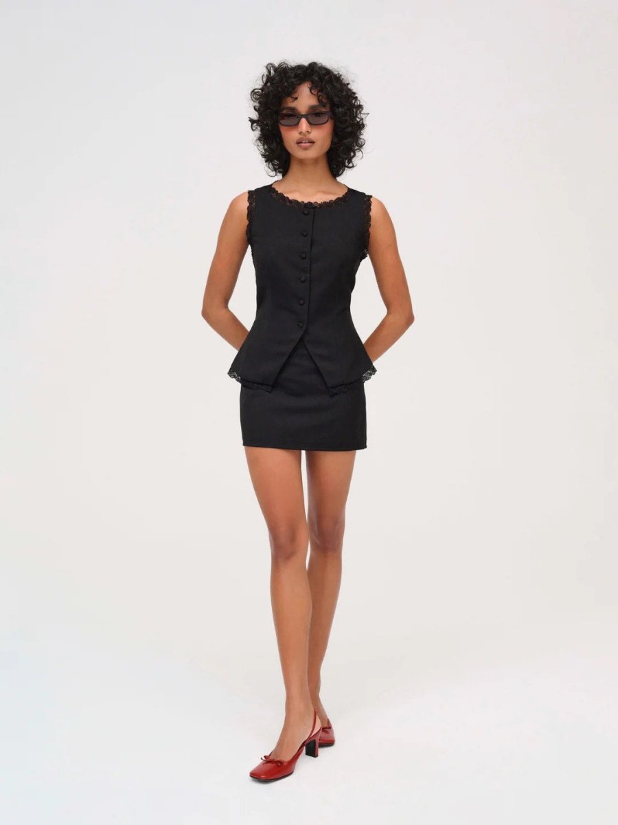 For Love & Lemon - Shawna Mini Skirt