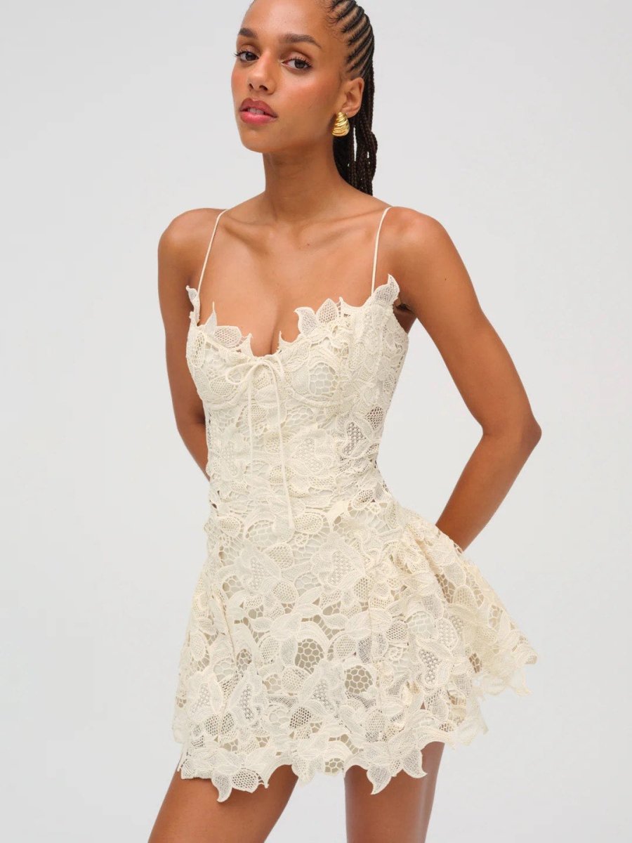 For Love & Lemons - Coco Lace Sleeveless Mini Dress
