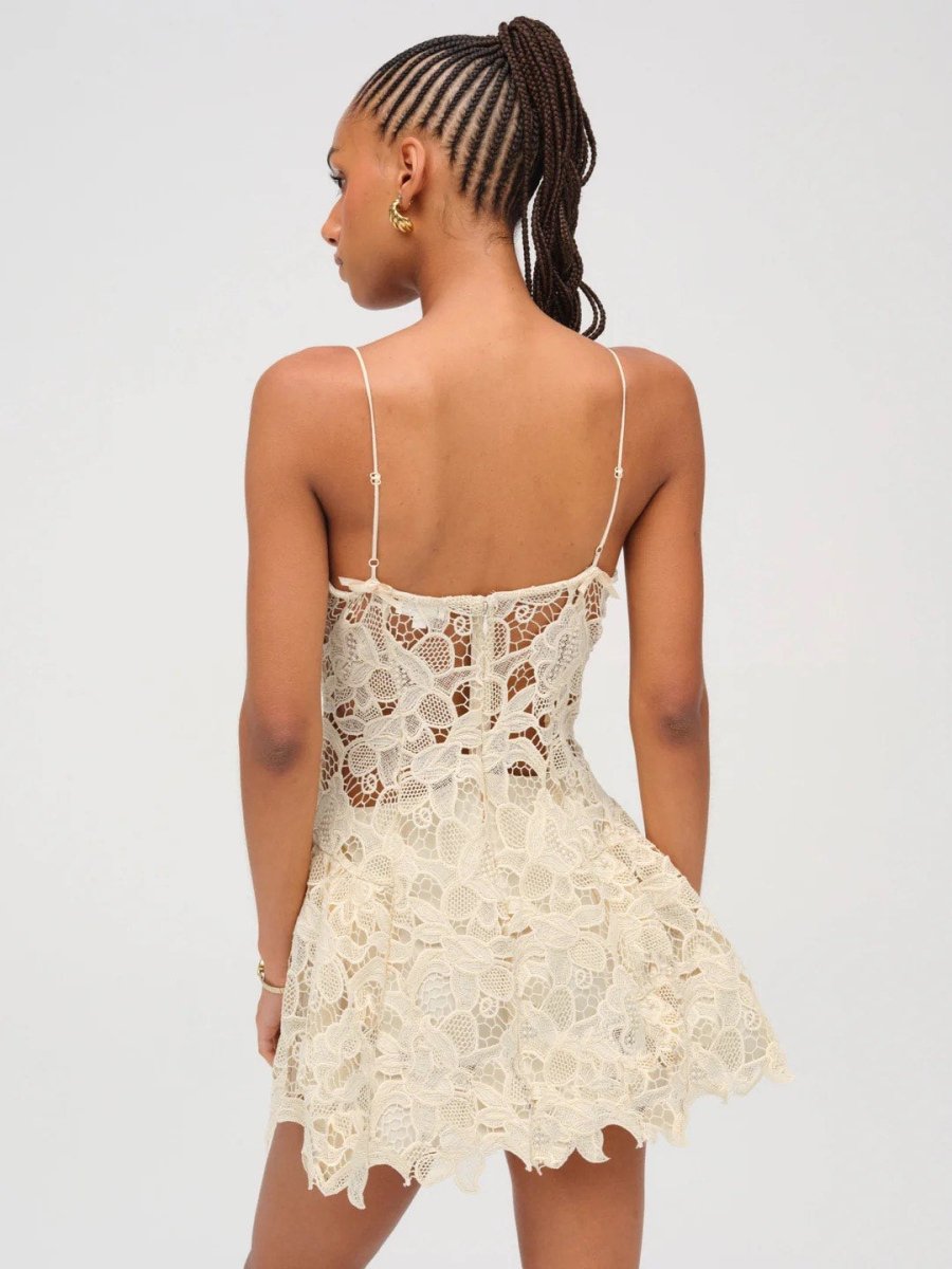 For Love & Lemons - Coco Lace Sleeveless Mini Dress