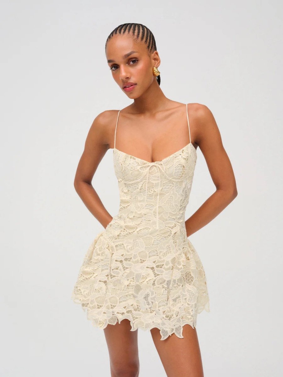 For Love & Lemons - Coco Lace Sleeveless Mini Dress