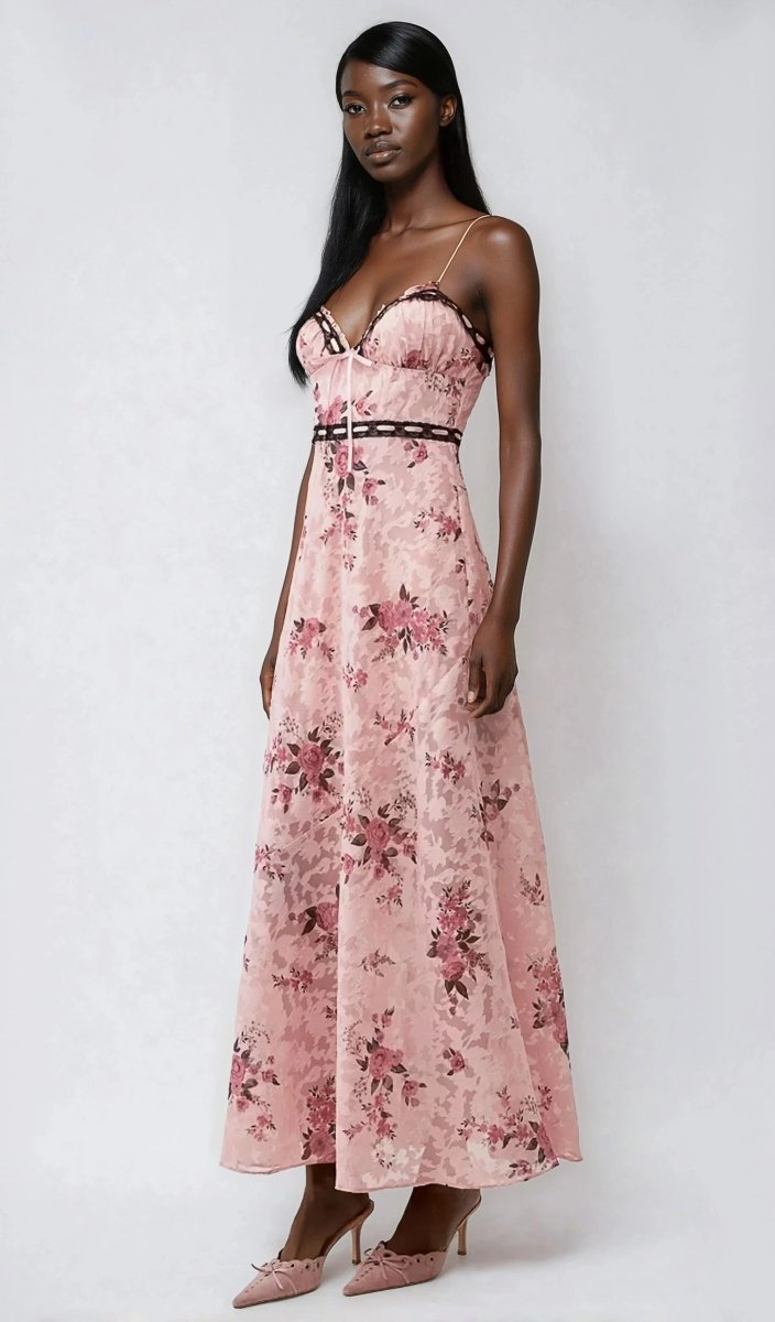 Guinevere Maxi Dress - Pink Guinevere Maxi Dress - Pink