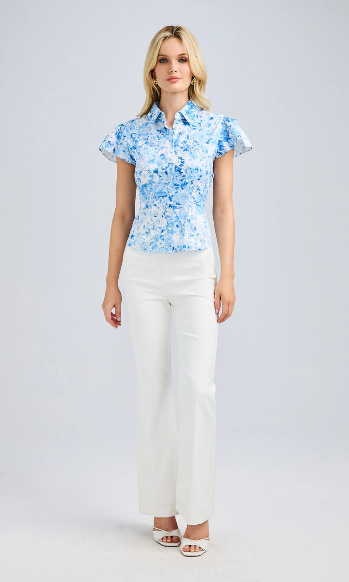 Generation Love - Francesca Floral Poplin Top - XO, Tina