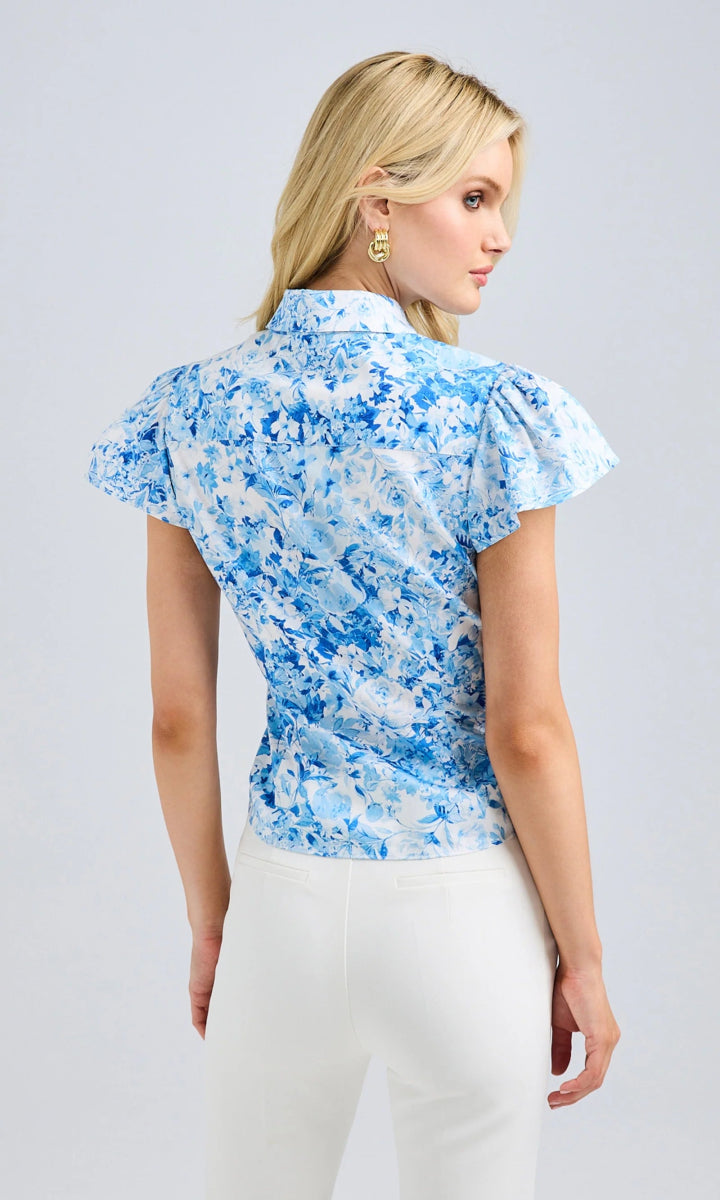 Generation Love - Francesca Floral Poplin Top - XO, Tina