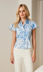 Generation Love - Francesca Floral Poplin Top - XO, Tina