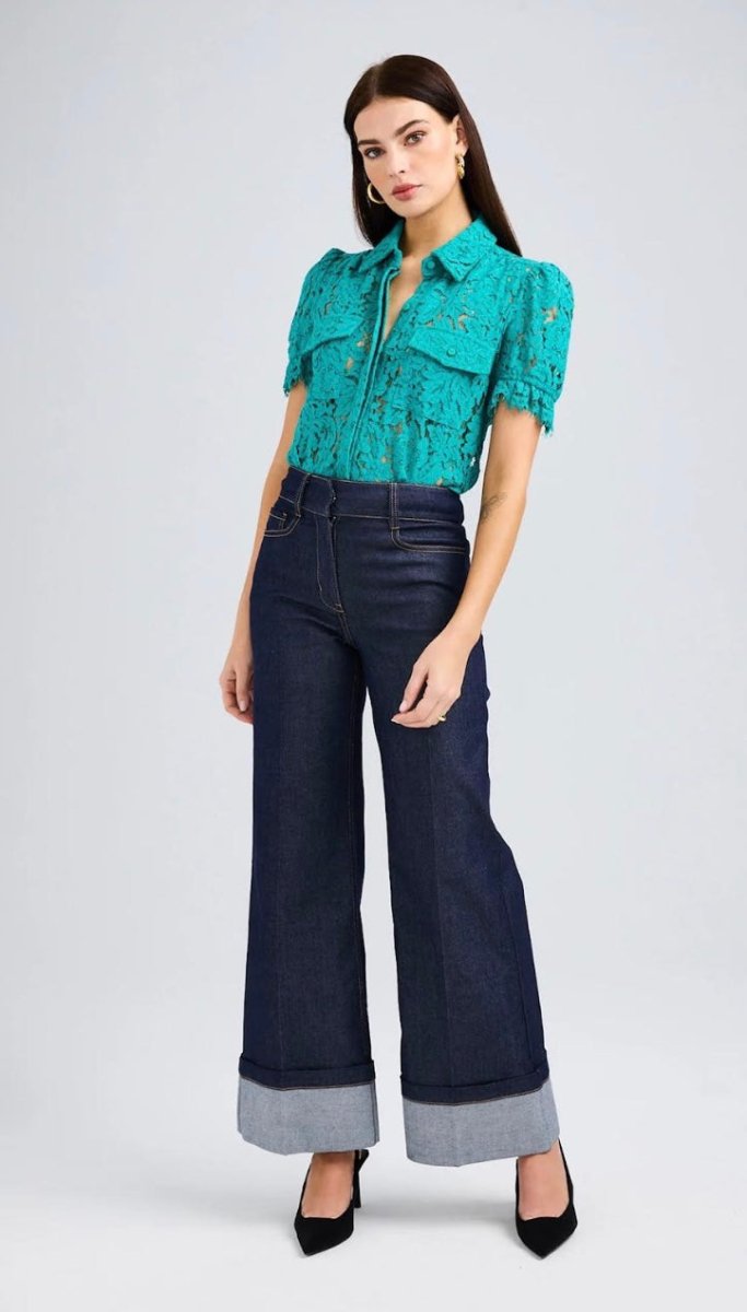 Generation Love - Raquelita Sheen Denim Pants