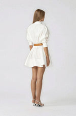 Hattie Shirt Dress – White Hattie Shirt Dress – White