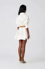Hattie Shirt Dress – White Hattie Shirt Dress – White