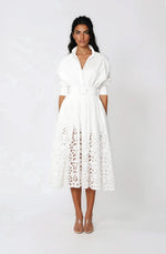 Hayden Shirt Dress – White Hayden Shirt Dress – White