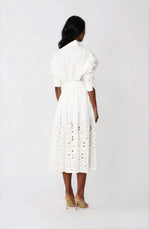 Hayden Shirt Dress – White Hayden Shirt Dress – White