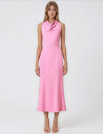 Jamie Midi Dress – Pink (Final Sale) Jamie Midi Dress – Pink (Final Sale)