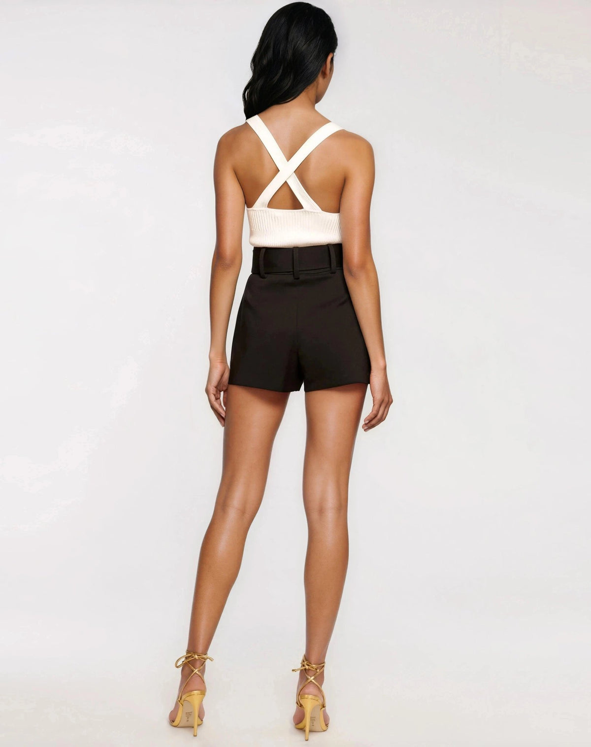 Kasey Belted Mini Short - Black Kasey Belted Mini Short - Black