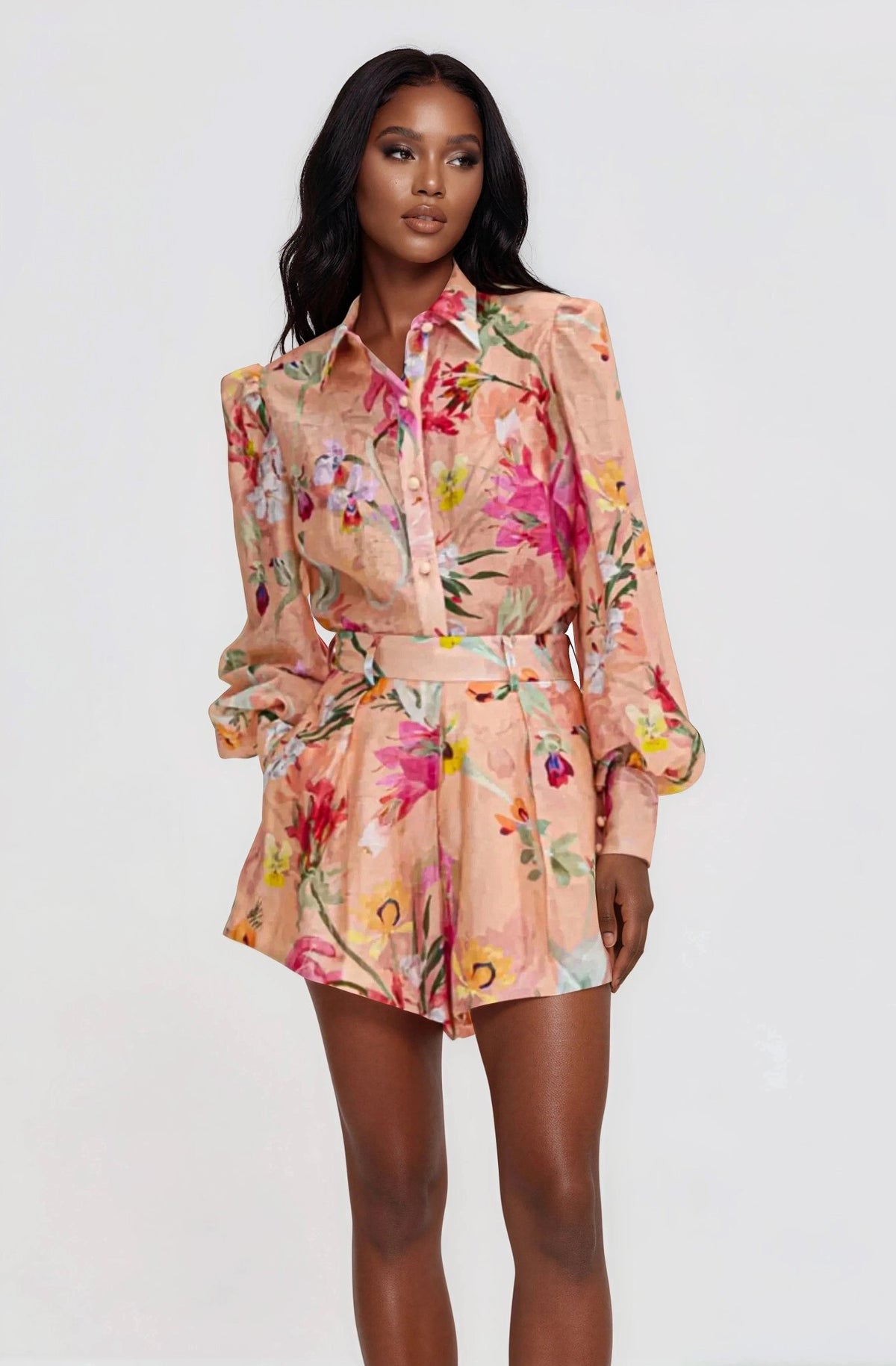 Lily Flower Shirt – Orange Lily Flower Shirt – Orange