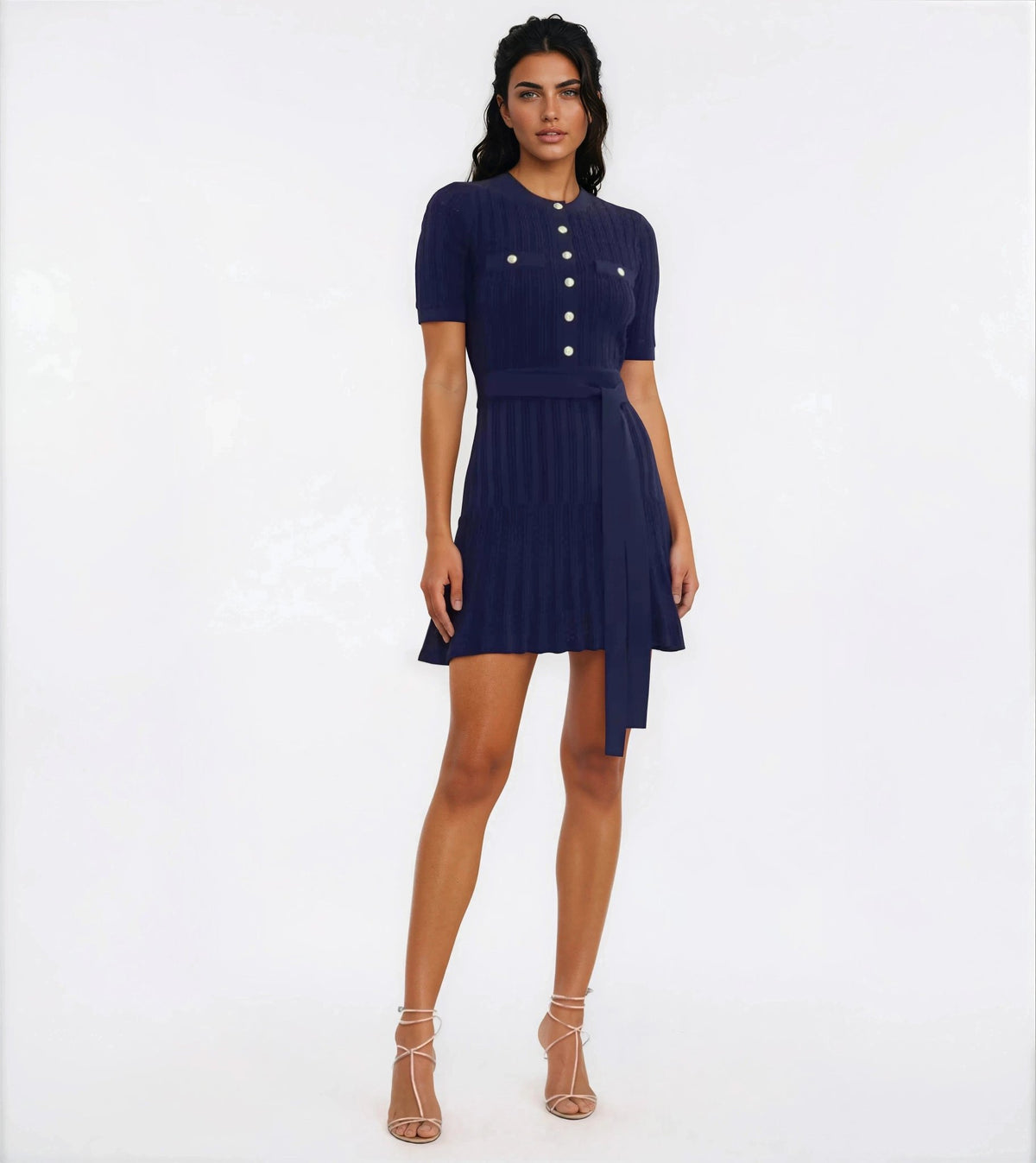 Lucy Knit Mini – Navy Lucy Knit Mini – Navy