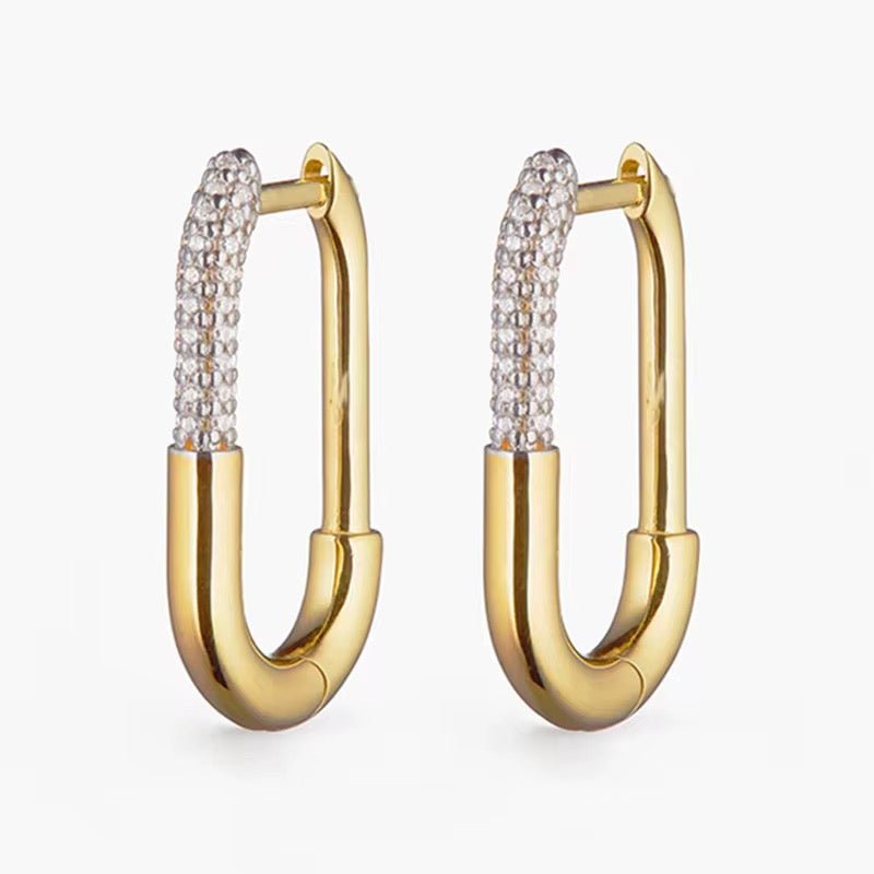 Milena Hoops - 925 Sterling Silver Milena Hoops - 925 Sterling Silver