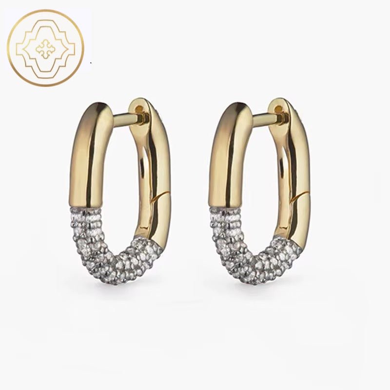 Milena Hoops - 925 Sterling Silver Milena Hoops - 925 Sterling Silver