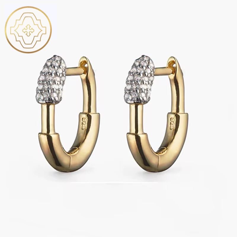 Milena Hoops - 925 Sterling Silver Milena Hoops - 925 Sterling Silver