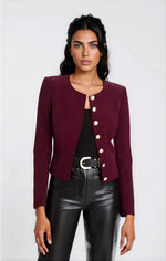 Olempia Crepe Blazer - Malbec - XO, Tina Olempia Crepe Blazer - Malbec - XO, Tina
