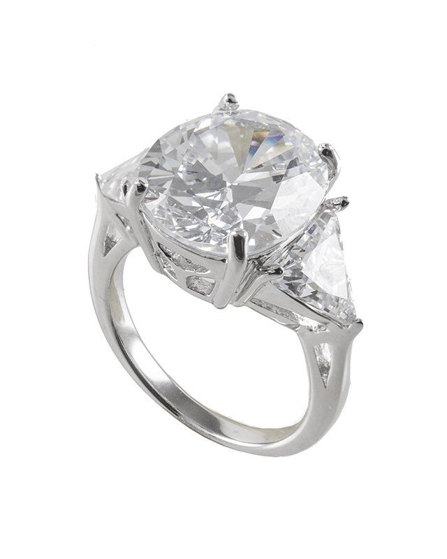 Oval CZ Ring Oval CZ Ring