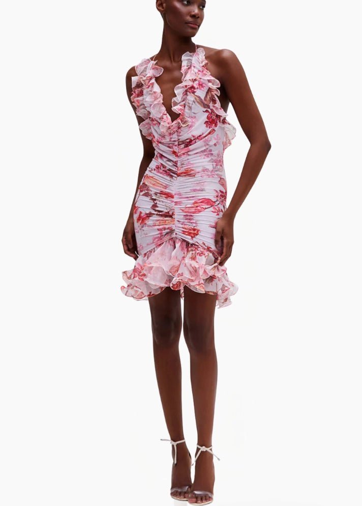 PatBO - Floral Haze Sleeveless Mini Dress