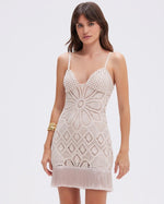 PatBo - Flower Crochet Embroidered Mini Dress