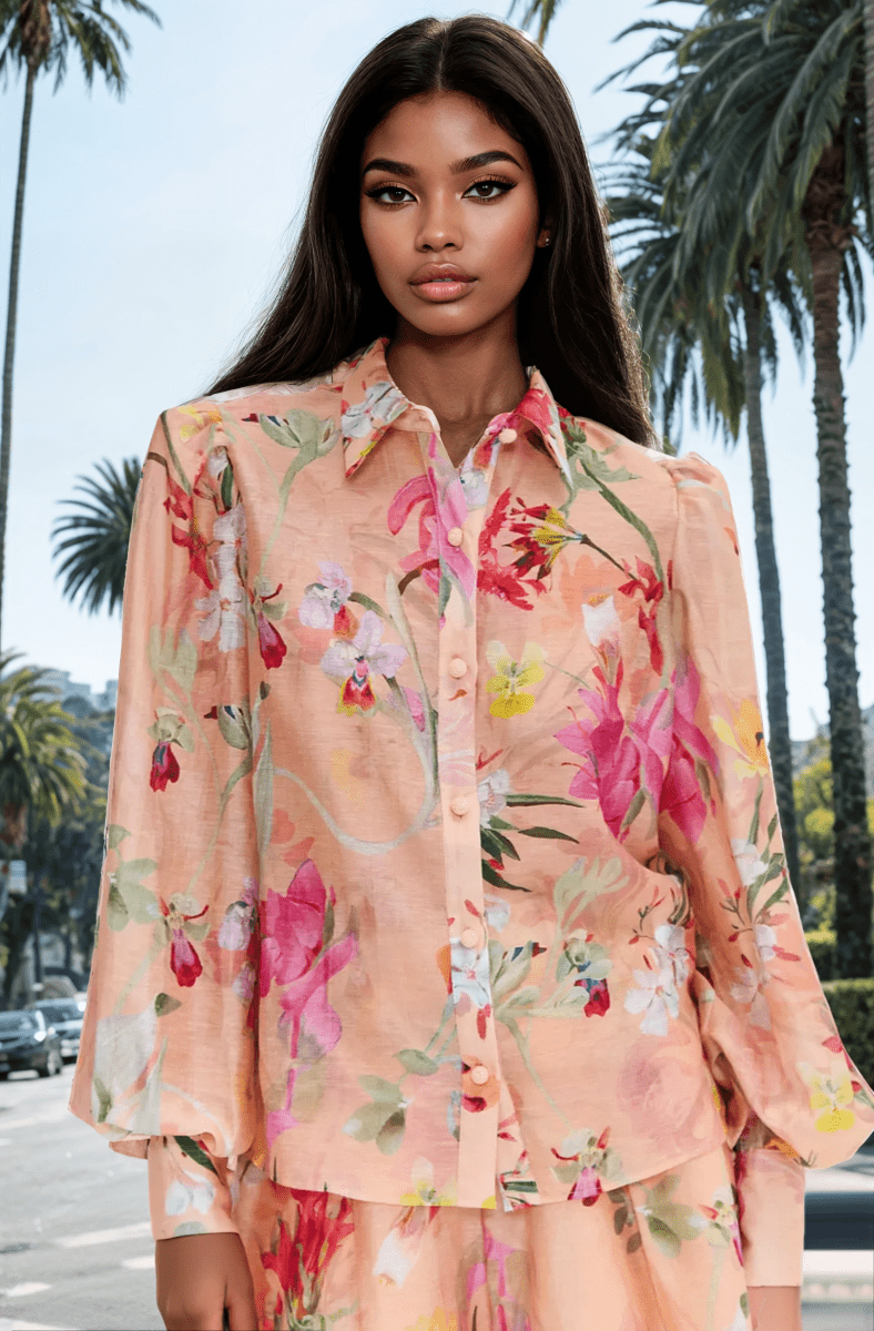 PatBO - Lily Flower Shirt