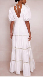 PatBO - Maxi Dress With Plunge Neckline - Encompass Boutique