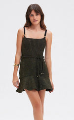 PatBO - Metallic Knit Mini Dress