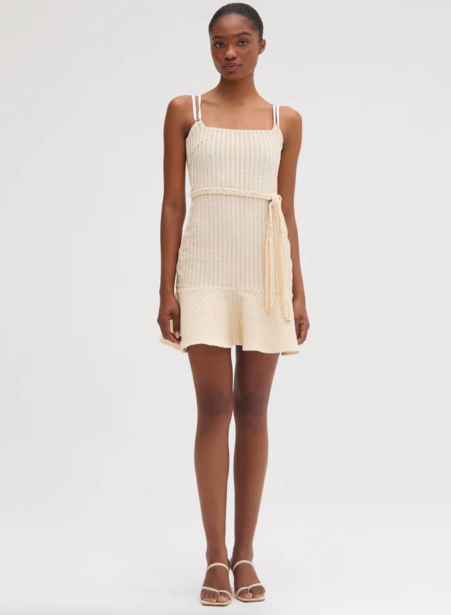 PatBO - Metallic Knit Mini Dress